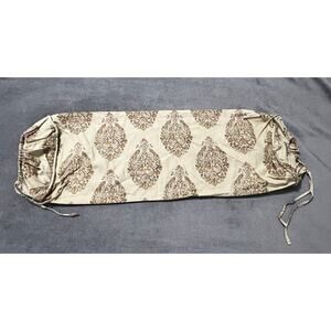 POTTERY BARN Peacock Boho Bolster Pillow WITHOUT Insert- 8 x 30